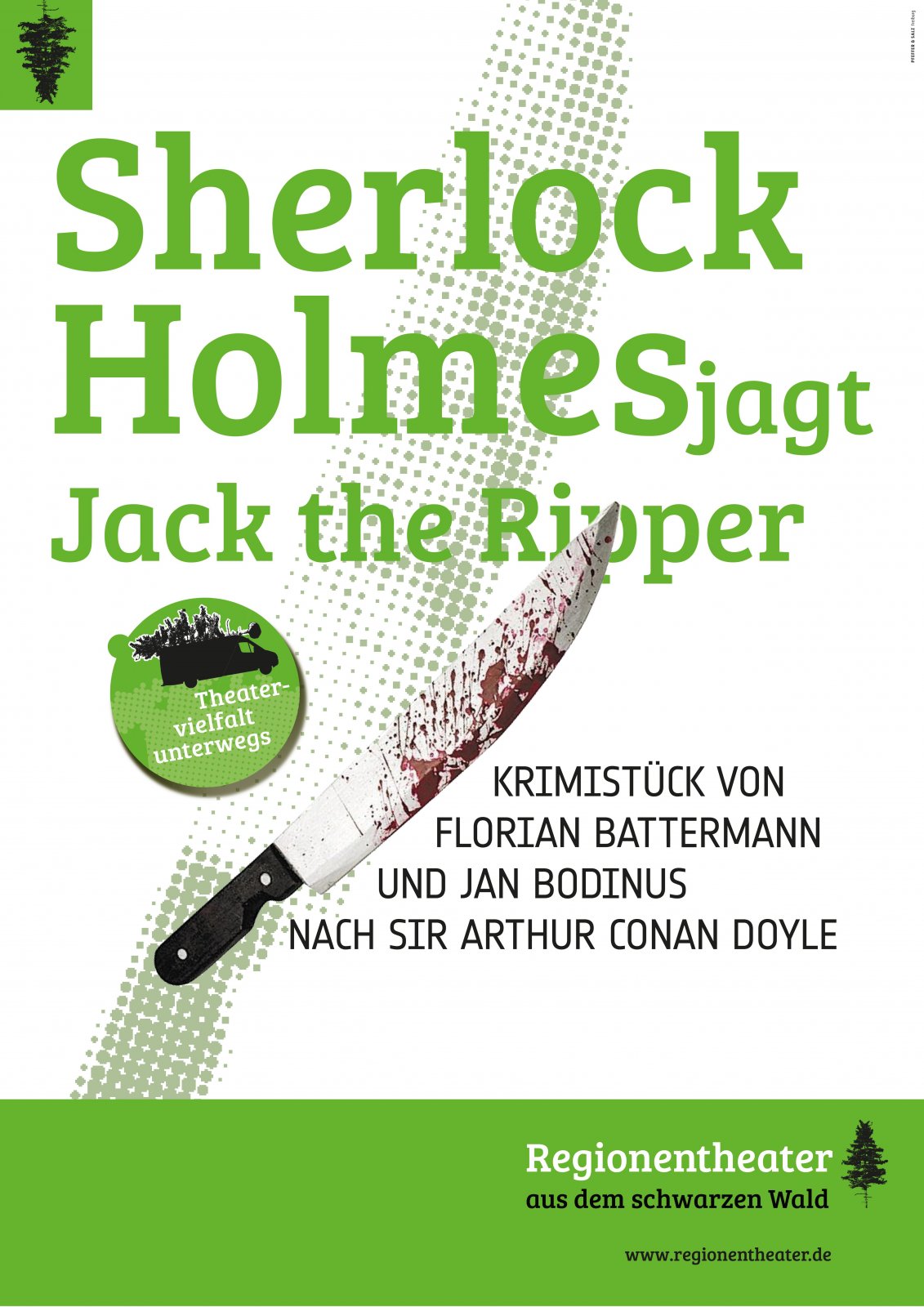 Hauptfoto Theaterstück: Sherlock Holmes jagt Jack the Ripper